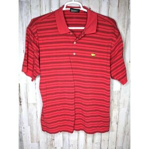 Augusta National Masters Collection‎ Red Black Golf Short Sleeve Polo Shirt XL